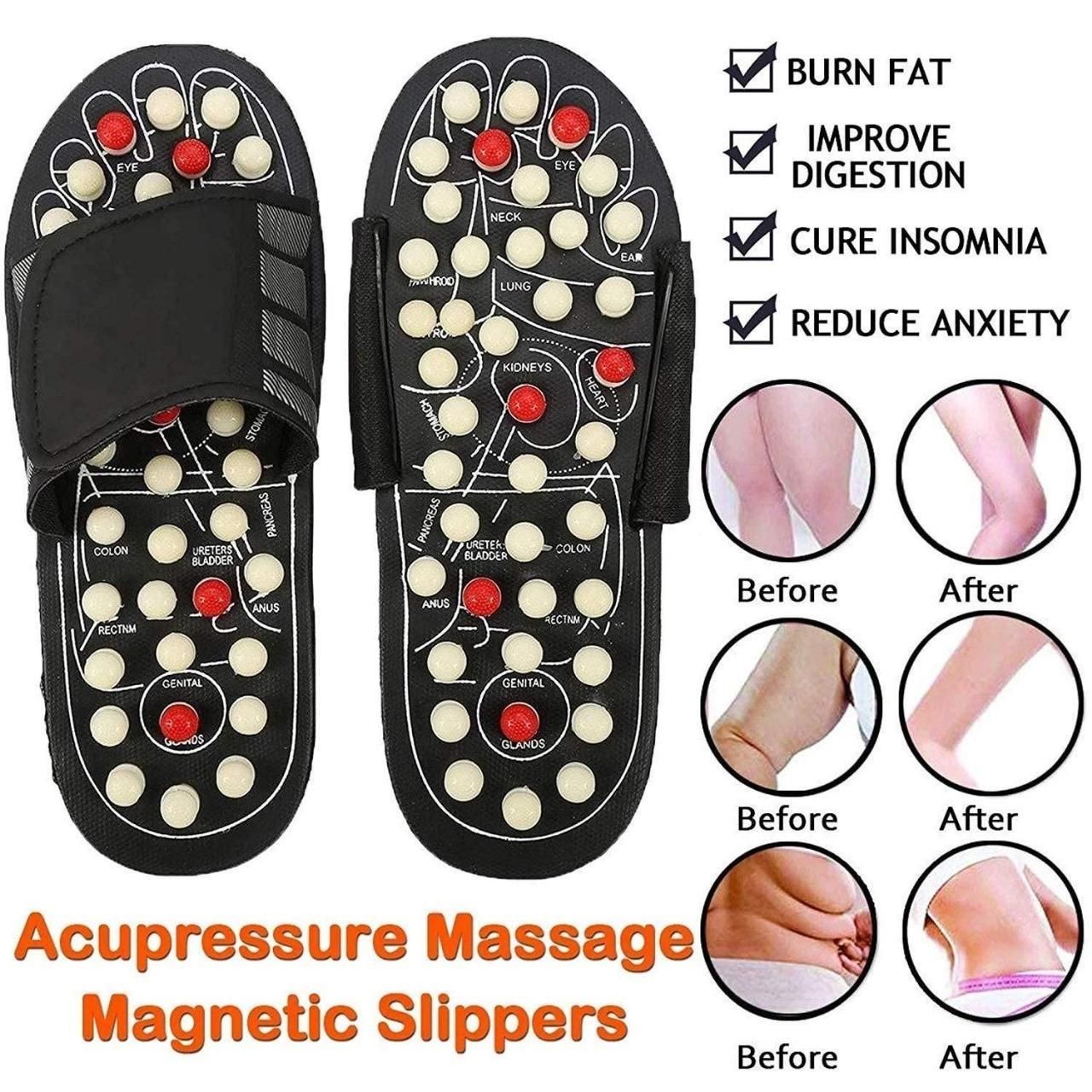 Adjustable Foot Massager Sandals for Blood Circulation