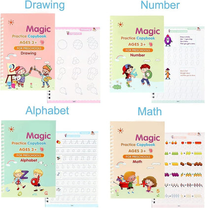 Magic Tracing Copybooks with Vanishing Ink for Early Education