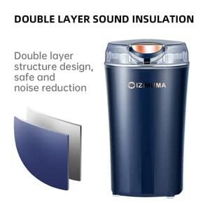 High-Speed Electric Dry Ingredient Grinder with Stainless Steel Blades