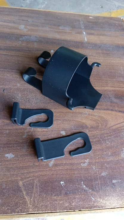 Multifunction Back Seat Storage Hook with Cup Holder and Phone Stand