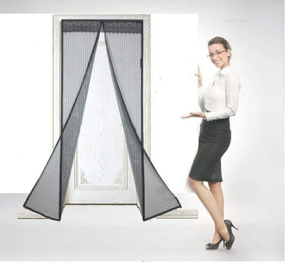 Heavy Duty Magnetic Closure Fly Screen Door Curtain