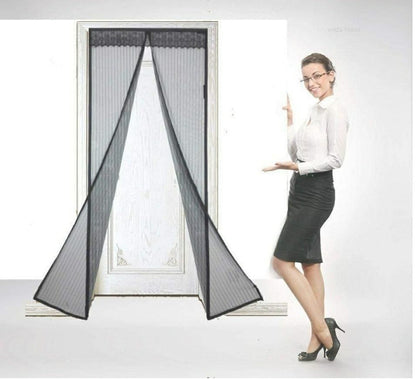 Heavy Duty Magnetic Closure Fly Screen Door Curtain