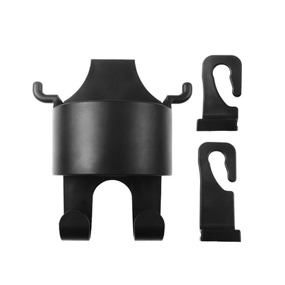 Multifunction Back Seat Storage Hook with Cup Holder and Phone Stand