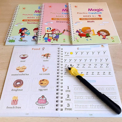 Magic Tracing Copybooks with Vanishing Ink for Early Education