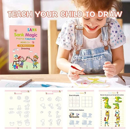 Magic Tracing Copybooks with Vanishing Ink for Early Education