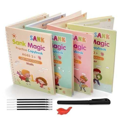 Magic Tracing Copybooks with Vanishing Ink for Early Education