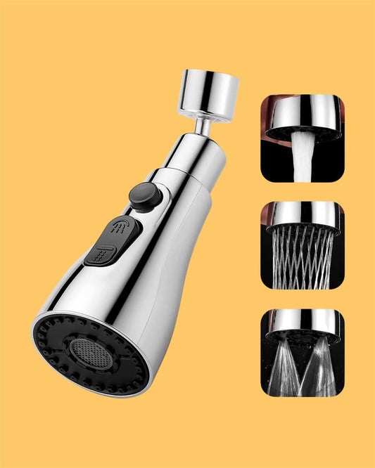 3-Mode High-Pressure Kitchen Faucet Sprayer Head