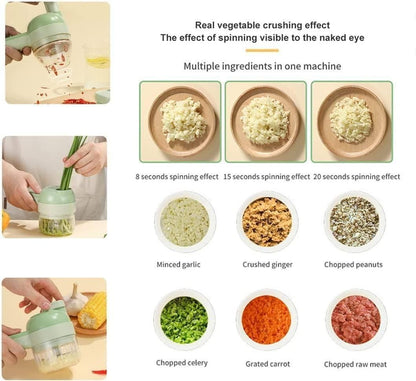 SmartPrep™ 4-in-1 Electric Mini Food Processor