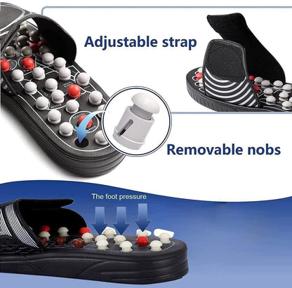 Adjustable Foot Massager Sandals for Blood Circulation