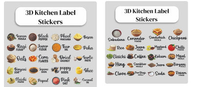 Premium Pantry & Spice Jar Label Set (Stickers)