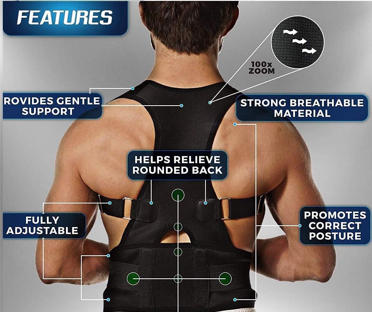 Ergonomic Posture Correction Vest with Strong Support Bars