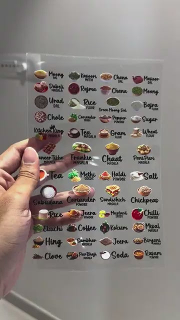 Premium Pantry & Spice Jar Label Set (Stickers)